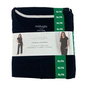 Midnight Carole Hochman Women's Pyjama Set | 2 Pieces | Black | Size XLarge